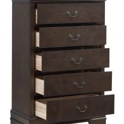 Ashley Furniture Chests Leewarden - Dark Brown - Five Drawer Chest