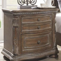 Ashley Furniture Charmond - Brown Dark - Two Drawer Night Stand 16 Ashley Furniture Charmond - Brown Dark - Two Drawer Night Stand