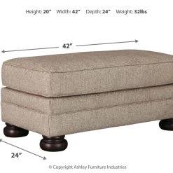 Ashley Furniture Kananwood - Oatmeal - Ottoman