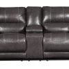 Ashley Furniture Mccaskill - Gray - Dbl Rec Pwr Loveseat W/console Reclining Furniture