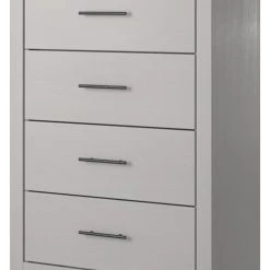 Ashley Furniture Cottonburg - Light Gray/white - Four Drawer Chest Chests