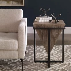 Tables Uttermost Bertrand Wood Accent Table