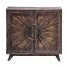 Cabinets Uttermost Kohana Black Console Cabinet