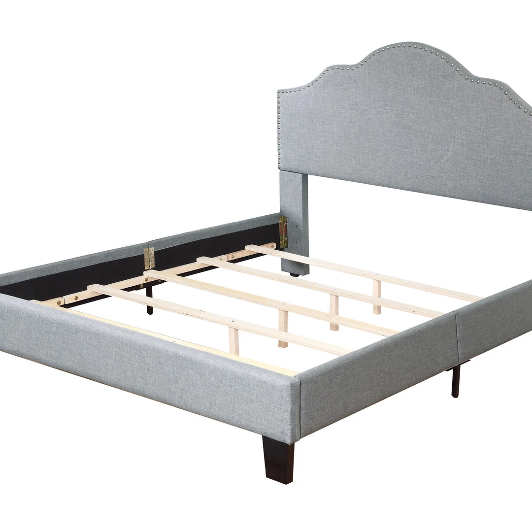 Emerald Home Upholstered King Bed Gray Beds 6 Emerald Home Upholstered King Bed Gray Beds