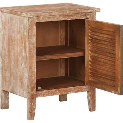 Ashley Furniture Cabinets Hannesboro - Light Brown - Accent Cabinet