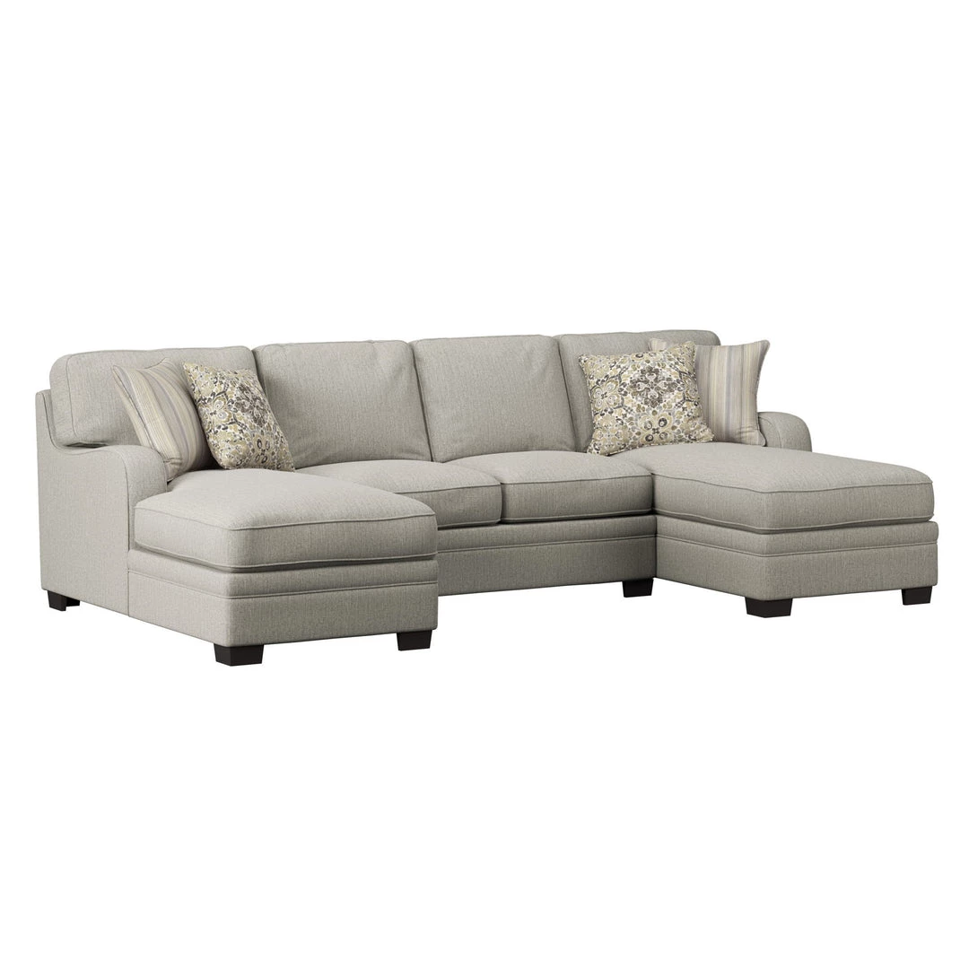 Emerald Home Analiese U-shaped Sectional, Ivory Tan 8 Emerald Home Analiese U-shaped Sectional, Ivory Tan