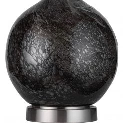 Uttermost Cosmos Charcoal Glass Table Lamp Accessories