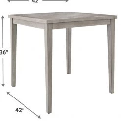 Signature Design By Ashley® Parellen - Dark Gray - 5 Pc. - Counter Table, 4 Barstools Dining Room Sets 11 Signature Design By Ashley® Parellen - Dark Gray - 5 Pc. - Counter Table, 4 Barstools Dining Room Sets