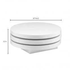 Moe's Home Collection Torno Coffee Table White