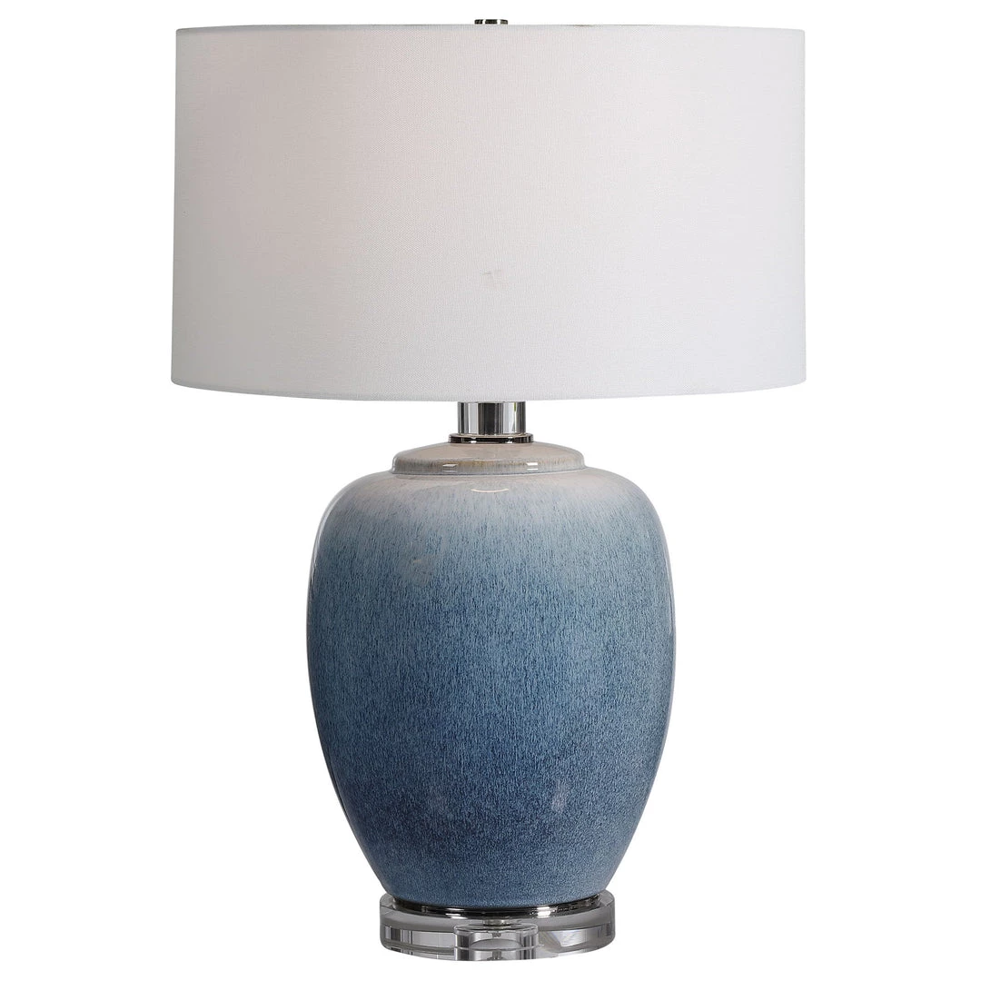 Uttermost Blue Waters Ceramic Table Lamp 3 Uttermost Blue Waters Ceramic Table Lamp