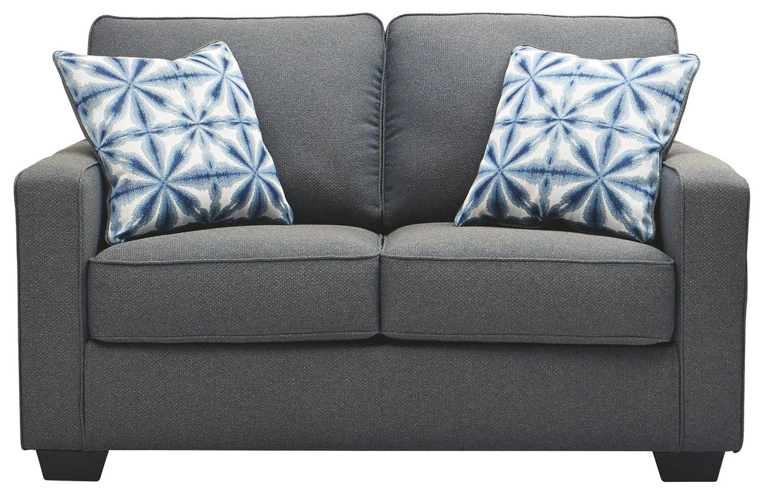 Ashley Furniture Kiessel - Steel - Loveseat Loveseats 8 Ashley Furniture Kiessel - Steel - Loveseat Loveseats