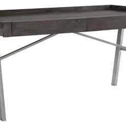 Ashley Furniture Desks Raventown - Grayish Brown - Home Office Desk