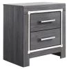 Ashley Furniture Lodanna - Gray - Two Drawer Night Stand