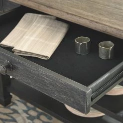 Ashley Furniture Tyler - Black/gray - Rect Dining Room Counter Table