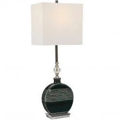 Uttermost Recina Dark Teal Buffet Lamp Accessories