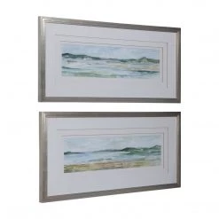 Accessories Uttermost Panoramic Seascape Framed Prints Set/2