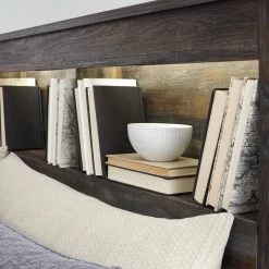 Ashley Furniture Headboards Drystan - Multi - Bookcase Headboard
