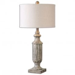 Accessories Uttermost Agliano Aged Dark Pecan Lamp