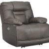 Ashley Furniture Wurstrow - PWR Recliner/ADJ Headrest Reclining Furniture