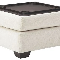 Ashley Furniture Cambri - Snow - Ottoman With Storage Ottomans