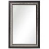 Uttermost Chamberlain Silver & Ebony Mirror