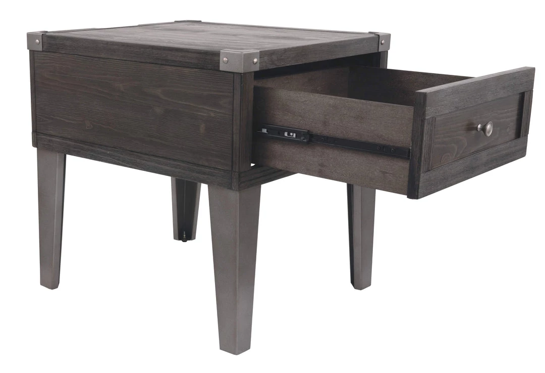Ashley Furniture Tables Todoe - Gray Dark - Rectangular End Table 14 Ashley Furniture Tables Todoe - Gray Dark - Rectangular End Table