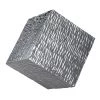 Accessories Uttermost Jessamine Silver Wall Cube