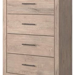 Signature Design By Ashley® Senniberg - Light Brown/white - 5 Pc. - Dresser, Mirror, Chest, Queen Panel Bed