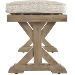 Ashley Furniture Beachcroft - Beige - Bench With Cushion
