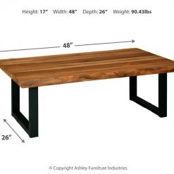 Ashley Furniture Brosward - Black / Gray - Rectangular Cocktail Table 15 Ashley Furniture Brosward - Black / Gray - Rectangular Cocktail Table