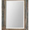 Accessories Uttermost Bozeman Distressed Blue Mirror