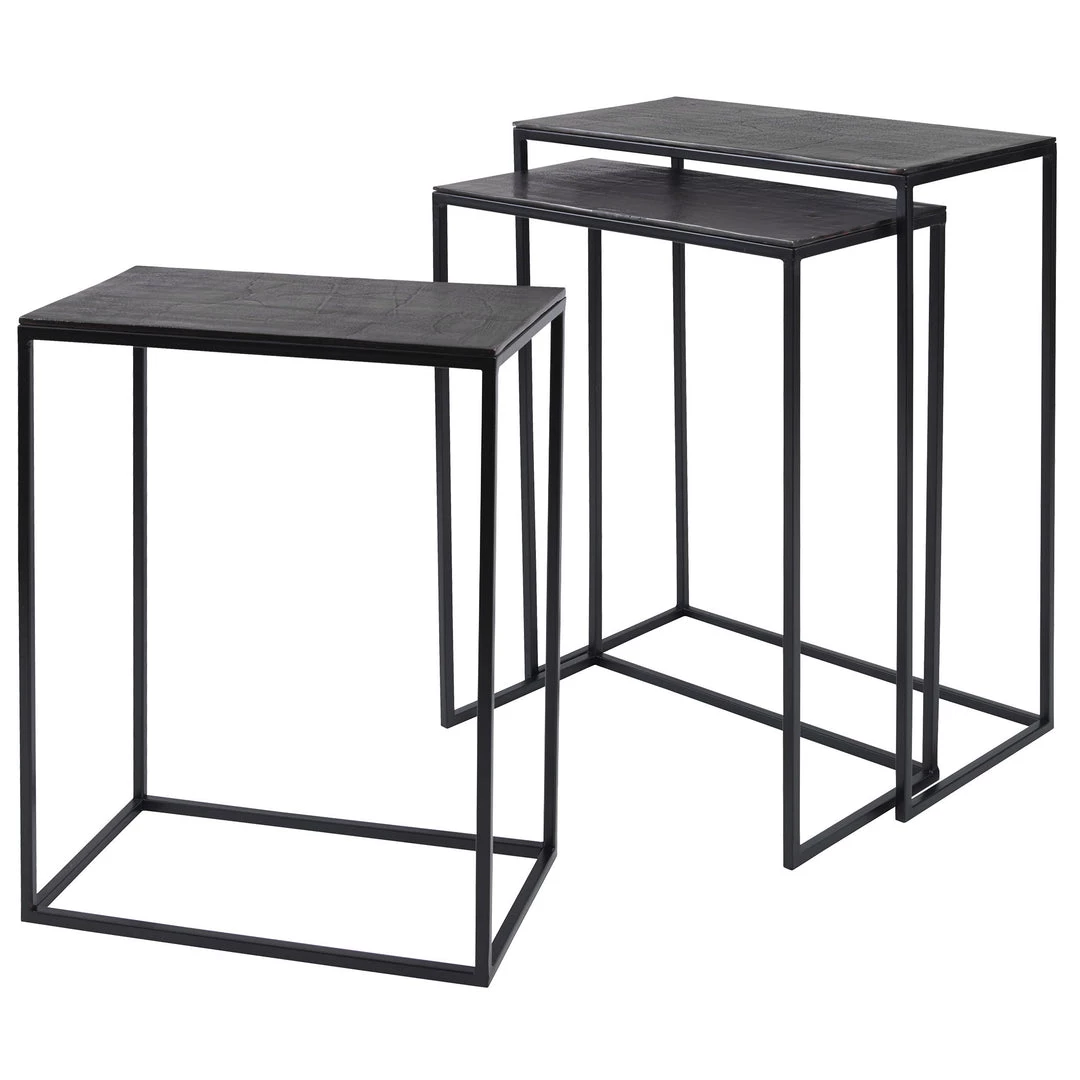 Uttermost Coreene Iron Nesting Tables S/3 4 Uttermost Coreene Iron Nesting Tables S/3