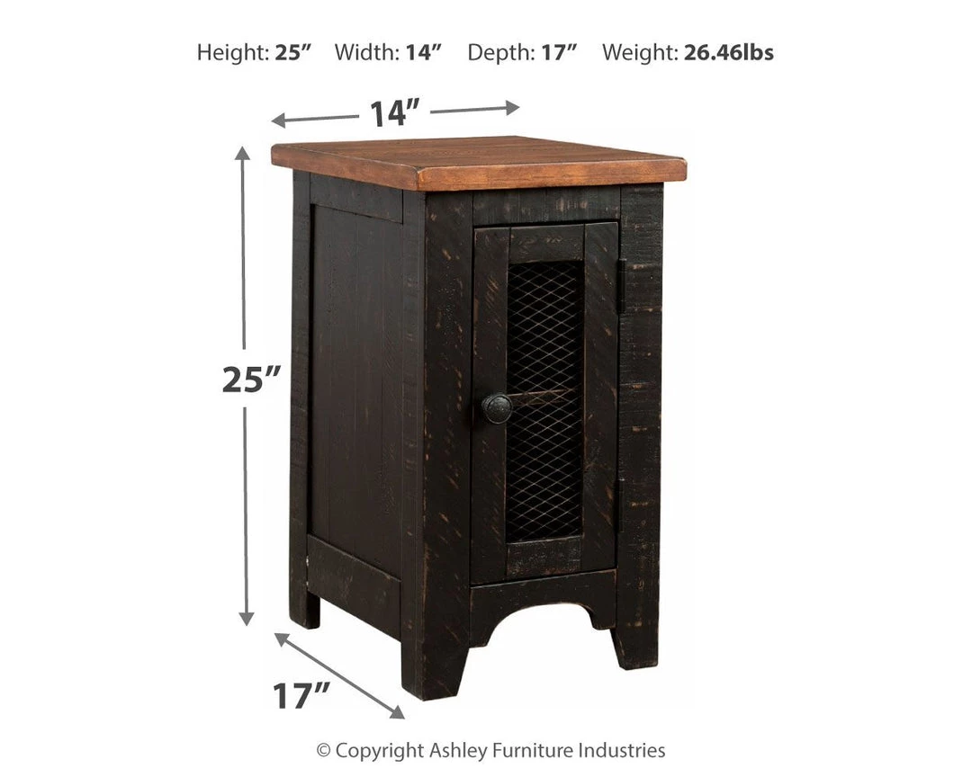 Ashley Furniture Valebeck - Black/brown - Chair Side End Table 5 Ashley Furniture Valebeck - Black/brown - Chair Side End Table
