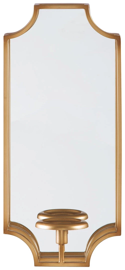 Ashley Furniture Accessories Dumi - Gold Finish - Wall Sconce 3 Ashley Furniture Accessories Dumi - Gold Finish - Wall Sconce