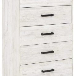 Ashley Furniture Shawburn - Attractive/Charcoal Gray - Three Drawer Chest Chests