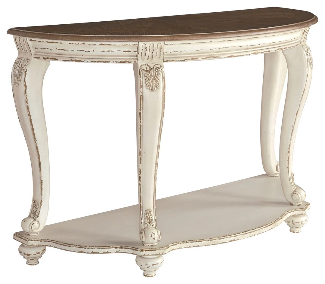 Ashley Furniture Realyn - White/brown - Sofa Table 3 Ashley Furniture Realyn - White/brown - Sofa Table