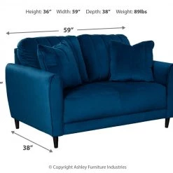 Ashley Furniture Enderlin - Blue - Loveseat 13 Ashley Furniture Enderlin - Blue - Loveseat