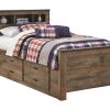 Signature Design By Ashley® Trinell - Ultimate Best In Class - Bookcase Bed With 2 Storage Drawers