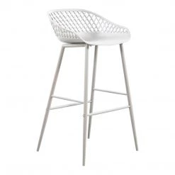 Moe's Home Collection Piazza Outdoor Barstool White-m2 11 Moe's Home Collection Piazza Outdoor Barstool White-m2