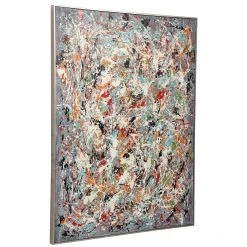 Accessories Uttermost Organized Chaos Hand Painted Canvas