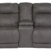 Ashley Furniture Reclining Furniture Austere - Console Fresh - Reclining Loveseats 1 Ashley Furniture Reclining Furniture Austere - Console Fresh - Reclining Loveseats