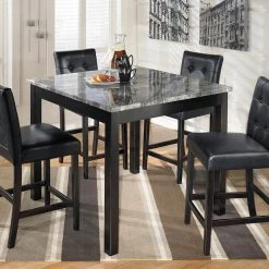 Ashley Furniture Dining Room Sets Maysville - Black - Square Counter Tbl Set (5/cn) 7 Ashley Furniture Dining Room Sets Maysville - Black - Square Counter Tbl Set (5/cn)