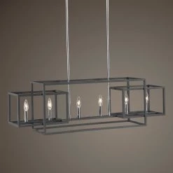 Uttermost Quadrangle 6 Light Rectangular Chandelier Accessories