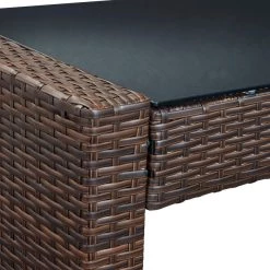 Ashley Furniture Outdoor Sets East - Dark Brown - Loveseat W/table (2/cn) 12 Ashley Furniture Outdoor Sets East - Dark Brown - Loveseat W/table (2/cn)