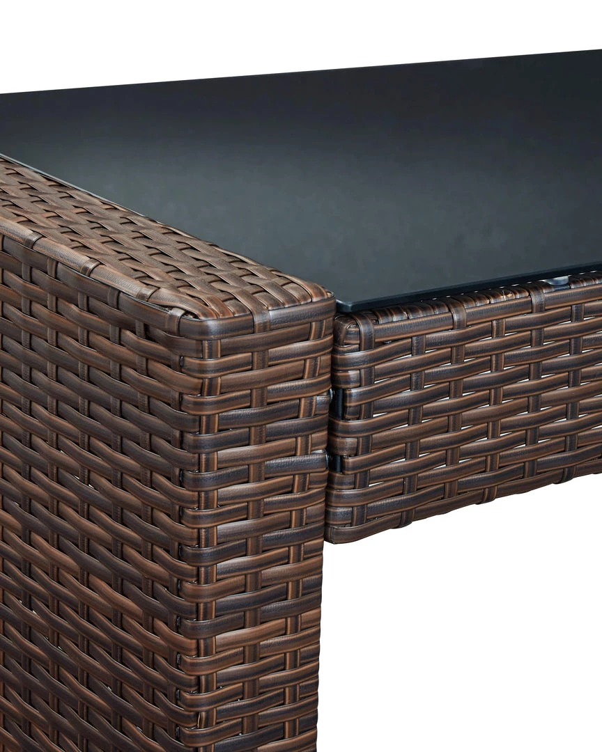 Ashley Furniture Outdoor Sets East - Dark Brown - Loveseat W/table (2/cn) 5 Ashley Furniture Outdoor Sets East - Dark Brown - Loveseat W/table (2/cn)