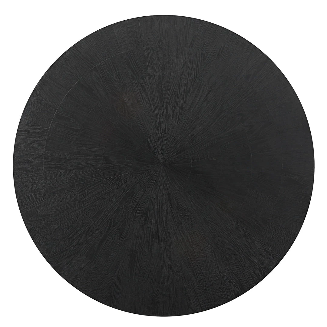 Tables Uttermost Gidran Round Black Dining Table 7 Tables Uttermost Gidran Round Black Dining Table