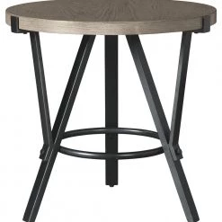 Ashley Furniture Zontini - Light Brown - Round End Table Tables