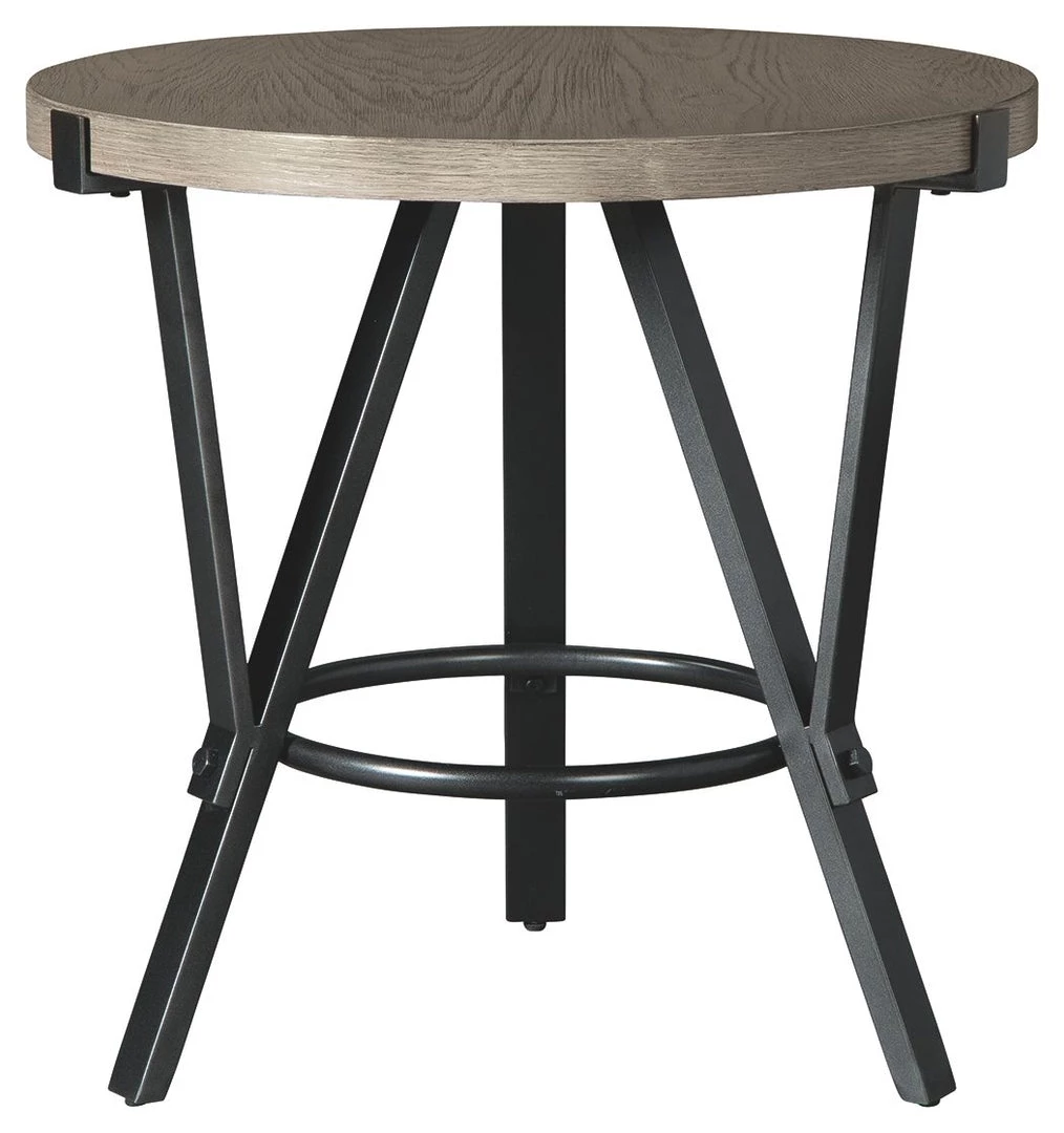 Ashley Furniture Zontini - Light Brown - Round End Table Tables 3 Ashley Furniture Zontini - Light Brown - Round End Table Tables