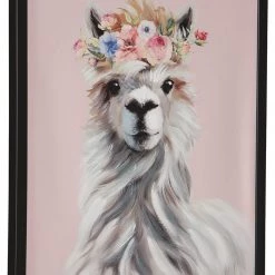 Ashley Furniture Josie - Pink/white/gray - Wall Art Accessories