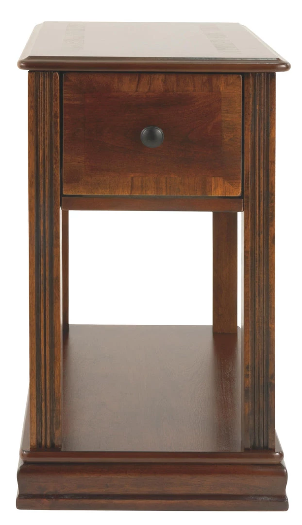 Ashley Furniture Breegin - Brown - Chair Side End Table - Removable Tray 6 Ashley Furniture Breegin - Brown - Chair Side End Table - Removable Tray